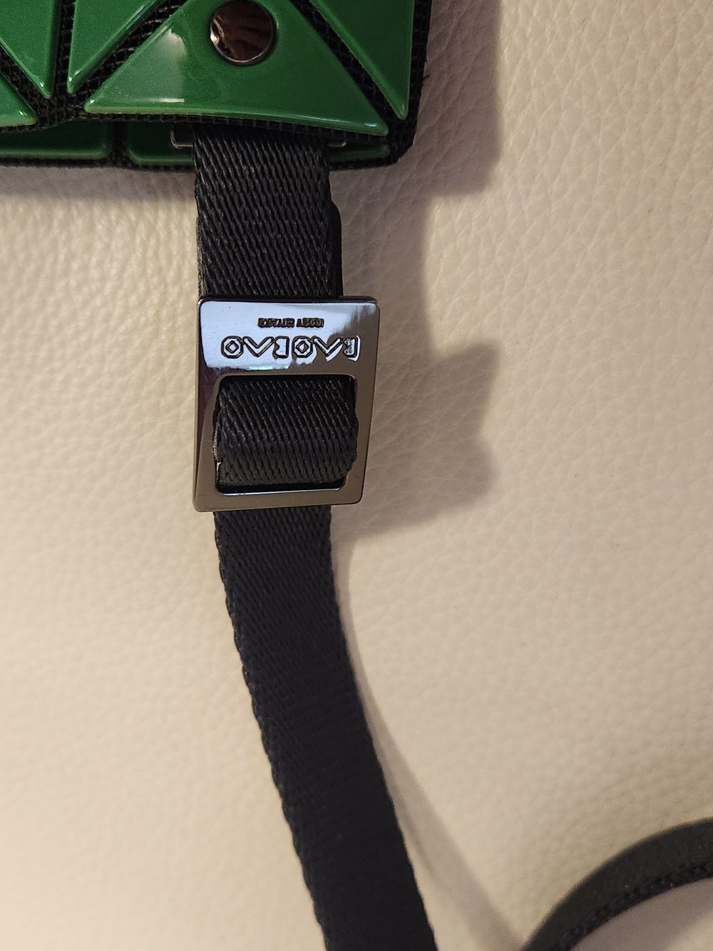BAO BAO Issey Miyake Green Lucent Crossbody Bag - Picture 4 of 5